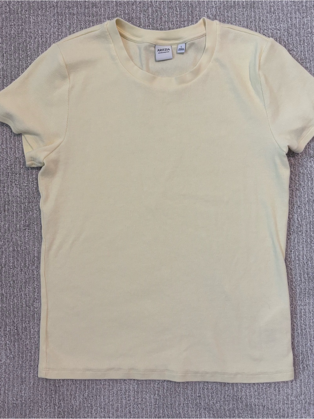 Aritzia Homestretch Rib Tune T-Shirt - Picture 2 of 3